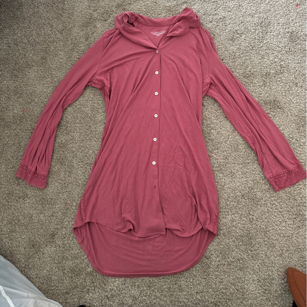 Victoria secret one piece pajamas shirt